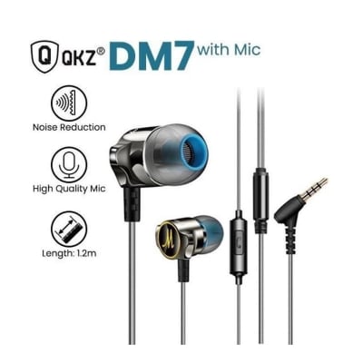 Picture of QKZ DM7 Zinc Alloy In Ear HiFi Earphone Stereo Bass Headset