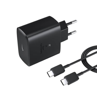 Picture of 45W Super Fast Charger for Samsung Galaxy S24 Ultra, S23 Ultra, S22 Ultra, S21 Ultra, Z Flip6, Z Flip5, Z Fold6, Tab S10, S9, S8, S7, A9, Google Pixel, USB C Plug 5A Charging Cable, PPS PD 3.0 Charge