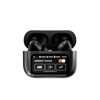 Picture of A9 Pro Earphone Touch Screen Wireless Bluetooth 5.4 Headphone ANC/ENC Noise Cancelling In Ear Earbuds With HD Mic Call Headset