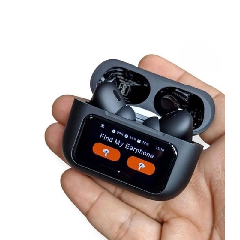 Picture of Airpods A9 Pro Touch Screen Display with ANC ENC TWS Earbuds