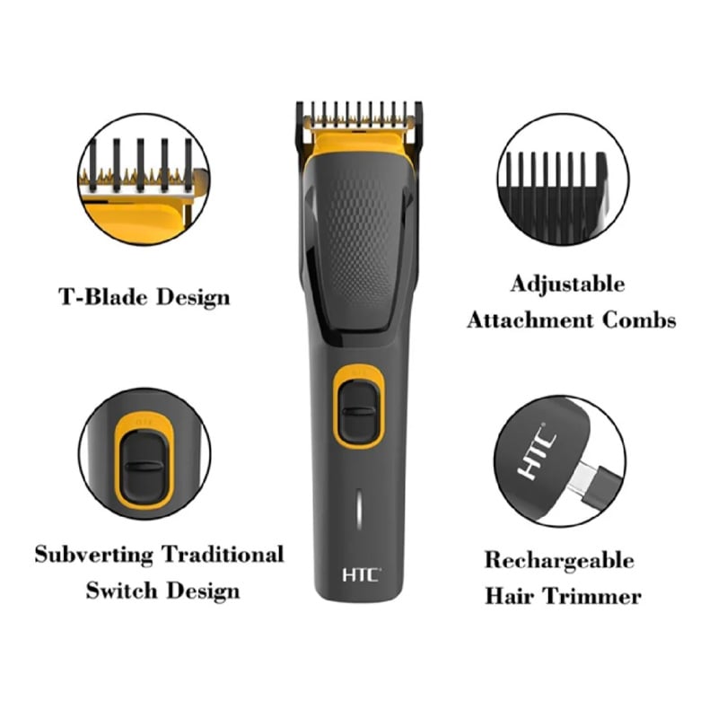 Picture of HTC AT 509 Rechargeable Hair and Beard new Trimmer for Men- Trimmer
