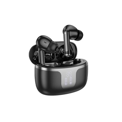 Picture of Hoco EQ10 Plus Harmony ANC + ENC TWS Earbuds | Bluetooth 5.4 | 13 mm Drivers | 7 H Playback (6 H ANC) | 300 mAh LED Display Case | Dual‑Device Pairing | Auto‑Pair | Touch Volume Slide | Type‑C Charge | IPX5