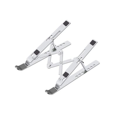 Picture of Creative Folding Laptop Stand – Premium Aluminum Alloy Bracket for 10-17 Inch Tablets & Laptops