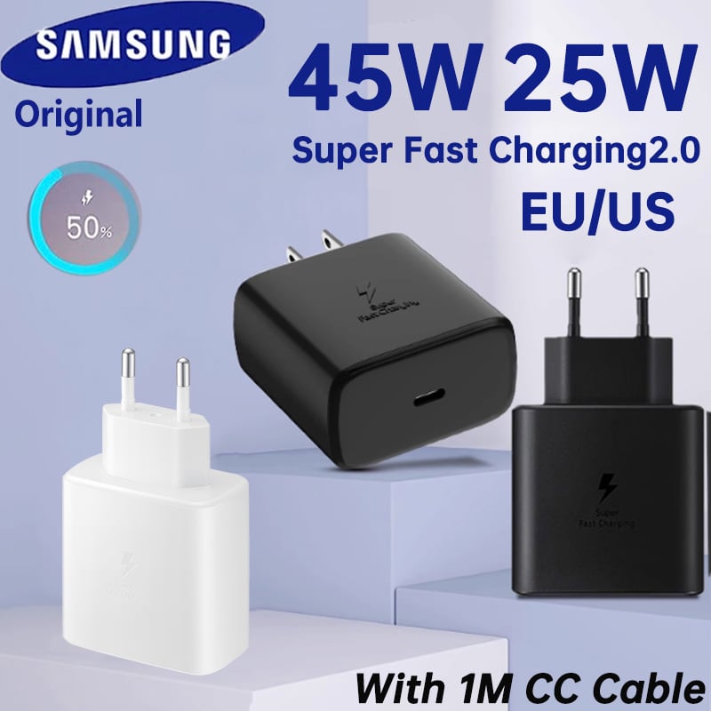 Picture of Ep-TA845 Samsung 45w Power Adapter Charger Supercharger Type C Usb Fast Charging Galaxy S25 Ultra S24 + S23 A36 A56 M56 Tab S10+