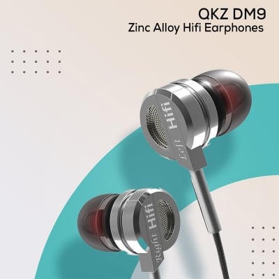 Picture of QKZ DM9 HiFi In Ear Gaming Earphones Zinc Alloy Magnetic Stereo Bass 12mm Driver