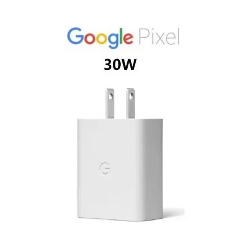 Picture of 100% Google 30W USB-C Charger Fast Charging Pixel Phone Charger Adapter and Type C To Type-C PD Cable Compatible with Google Products and Other USB-C Devices