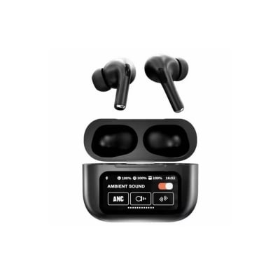 Picture of A9 Pro Earphone Touch Screen Wireless Bluetooth 5.4 Headphone ANC/ENC Noise Cancelling In Ear Earbuds With HD Mic Call Headset