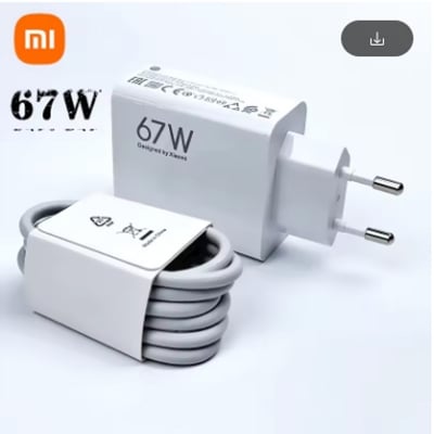 Picture of Original Xiaomi 67W Charger Fast Turbo Charger Adapter 6A Type-C Cable For Xiaomi 12 11 Ultra Mi 11 Pro Mix Fold Poco X3 GT X4 Pro 5G Redmi Note 9 10 11 Pro K50 Black Shark 3 Pro 4
