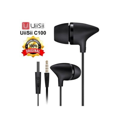Picture of Uiisii C100 Super Bass Stereo In Ear Headphone - Black