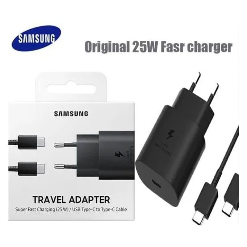 Picture of Samsung 25W PD Fast Charger Type C Original Samsung Charger 25W Super Fast Charge EU Adapter For Galaxy Z Fold Flip 3 4 S23 S22 Ultra Note 21 20 Plus A70 A90 Phone-BDC.COM