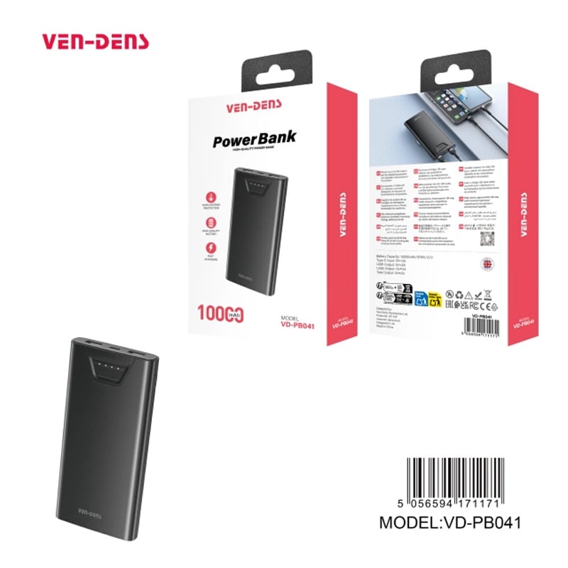 Picture of Ven Dens 10000 MAH Power Bank-White