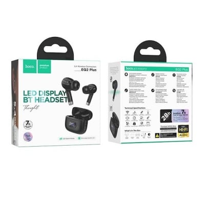 Picture of HOCO EQ2 Plus True Wireless Earbuds Bluetooth 5.3 | ENC Call Noise Reduction | 7H Playtime | TWS