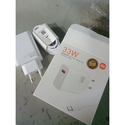 Picture of Xiaomi Fast Charger 33W Turbo Charge Original EU QC 4.0 Adapter 3A Usb Type C Cable For MI 10 9T 9 A3 Redmi Note 8 9 9s Pro