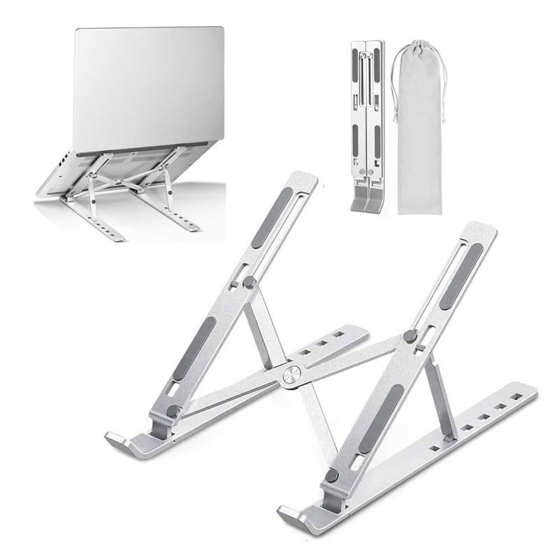 Picture of Creative Folding Laptop Stand – Premium Aluminum Alloy Bracket for 10-17 Inch Tablets & Laptops