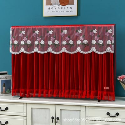 Picture of New High Quality  Beautiful LED TV Cover Elastic System (Red 42/43 inch)