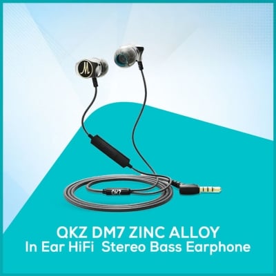 Picture of QKZ DM7 Zinc Alloy In Ear HiFi Earphone Stereo Bass Headset