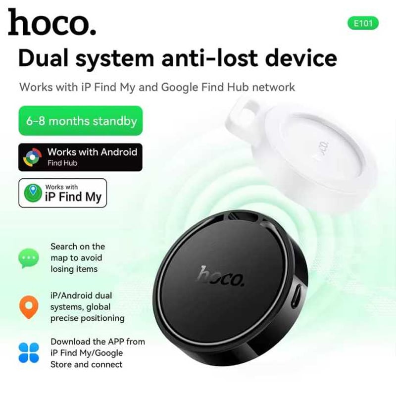 Picture of Hoco E101 Dual Anti-lost Device Tracker (Android & iOS Support)