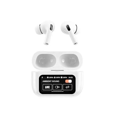 Picture of Airpods A9 Pro Touch Screen Display with ANC ENC TWS Earbuds