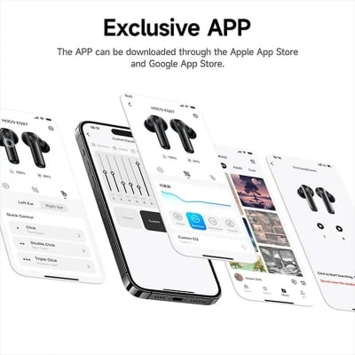 Picture of Hoco EQ27 Fun AI Translation Earbuds | ANC+ENC Noise Reduction | Supports 134 Languages