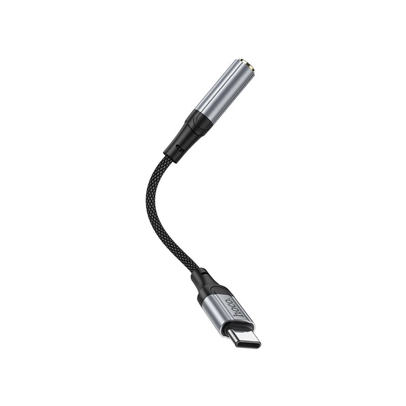Picture of Hoco LS36 Type-C Digital 3.5 Audio Adapter Type C Audio Adapter Converter Type C Converter Type C to 3.5mm Female Sound Adapter Sound Card Black