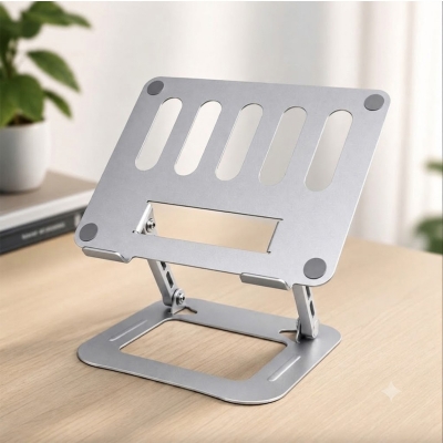 Picture of Neepho NP T4 Portable Laptop stand for Desk - Silver-10/9 inches 