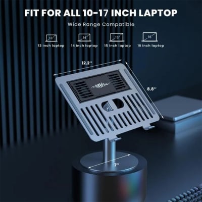 Picture of MC 120 Semiconductor Cooler with 100% Aluminum Alloy Laptop stand - Gray 