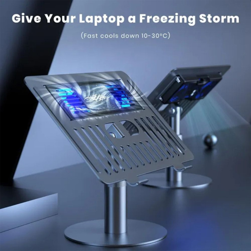 Picture of MC 120 Semiconductor Cooler with 100% Aluminum Alloy Laptop stand - Gray 