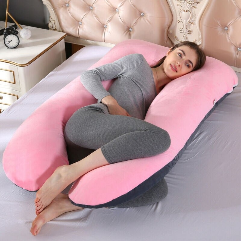 Picture of Pregnancy Pillow (Size-Both side Length About -5 feet) 