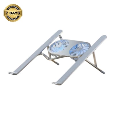 Picture of S400 Aluminium laptop stand with cooling fan - Silver 