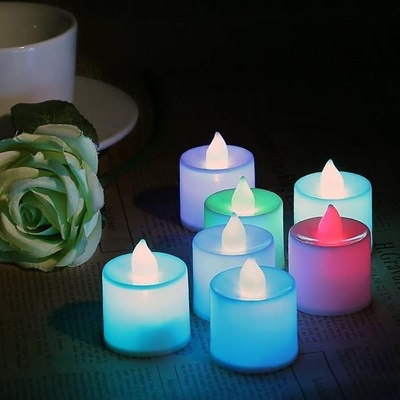Picture of LED Tea Light Candle - 6Pcs - Multicolor