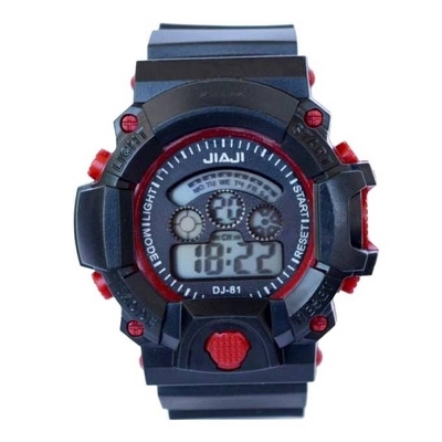 Picture of Digital Watch for Men - Black and Red