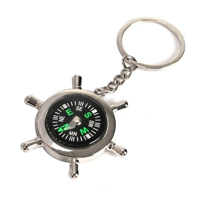 Picture of Compass Key Ring – Silver - Silver