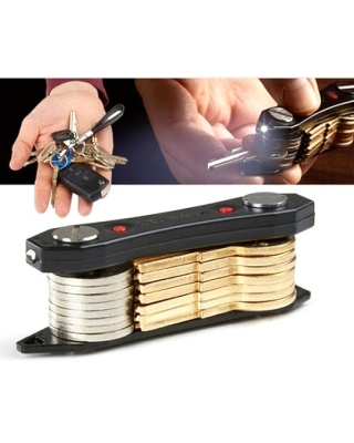 Picture of Key Ninja Multi-Tool Key Holder With Torch - Black