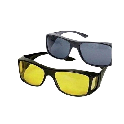Picture of 2 In 1 Night Vision Polarized Anti-Glare Glass(Null) - Brown