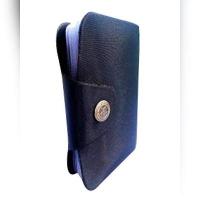 Picture of Eaglebuzz Men Black Leather Card Holder - Black