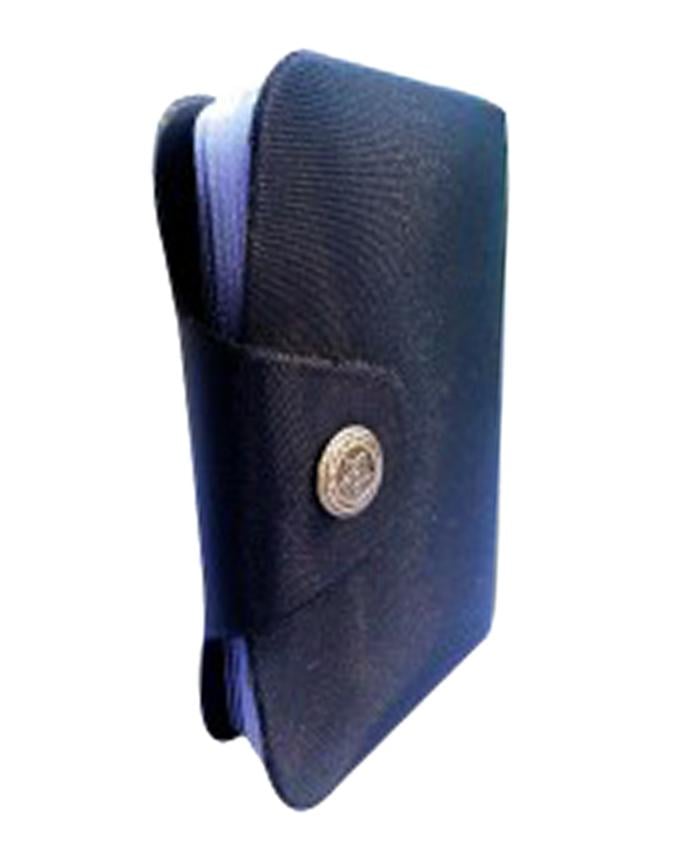 Picture of Eaglebuzz Men Black Leather Card Holder - Black