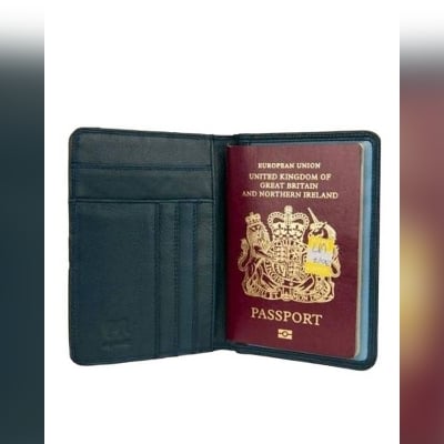 Picture of Money Bag Passport Holder - Black