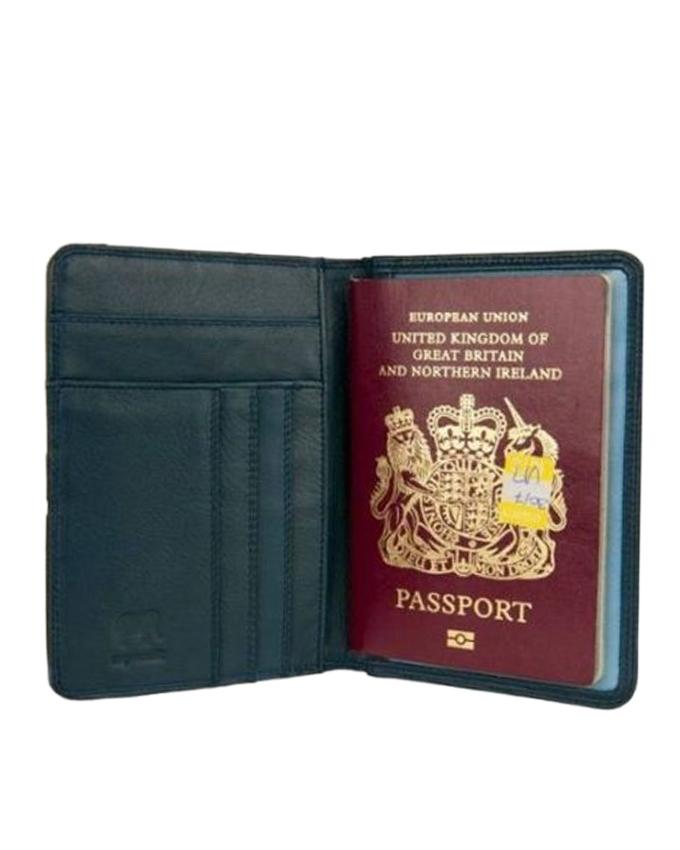 Picture of Money Bag Passport Holder - Black
