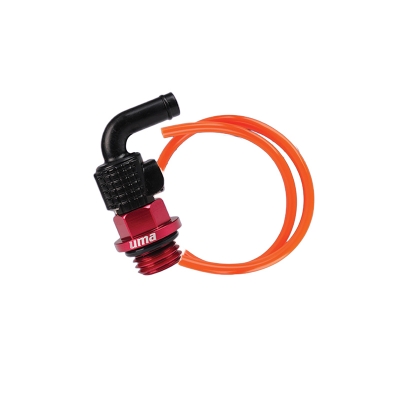 Picture of UMA RACING PRESSURE RELIEF ENGINE BYPASS GRENADE 90 DESIGN with BREATHER TUBE SUZUKI/TVS - GOLD