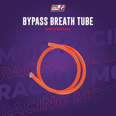 Picture of UMA RACING BYPASS BREATHER TUBE HIGH-GRADE SILICONE VENTHOSE Purple / Orange