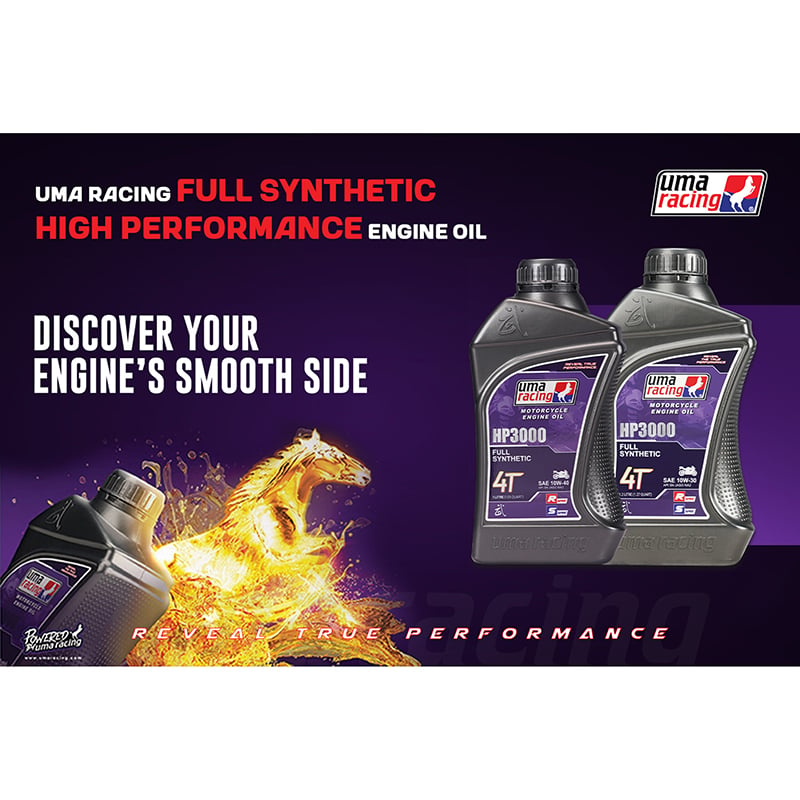 Picture of UMA RACING ENGINE OIL 10W-30 1.2L FULL SYNTHETIC HP3000