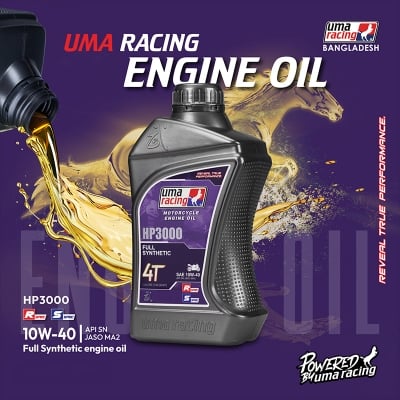 Picture of UMA RACING ENGINE OIL 10W-40 1L FULL SYNTHETIC HP3000