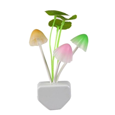 Picture of LED Mushroom Night Light - White