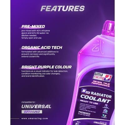 Picture of UMA PREMIX RADIATOR COOLANT (40:60) - 1L