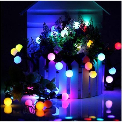 Picture of Fairy LED String Lights Christmas Round Ball Bulbs Wedding Party Lamp