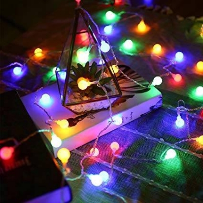 Picture of Fairy LED String Lights Christmas Round Ball Bulbs Wedding Party Lamp