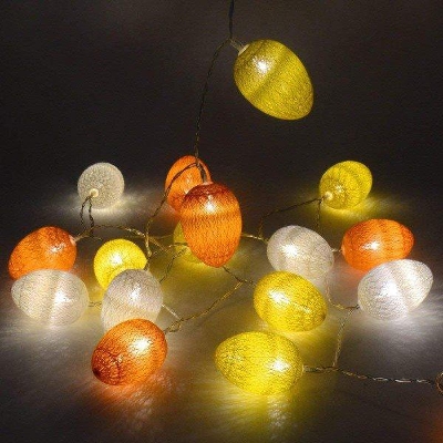 Picture of 20 LED Cotton Easter Egg String Lights LED Fairy Lights
