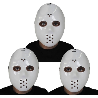 Picture of Hockey White Jason Killer Halloween Mask 1pcs - White