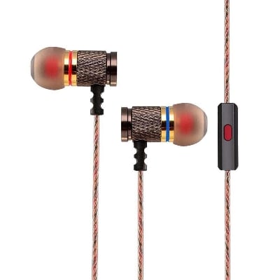 Picture of QKZ DM6 Earphone Mic Volume Headphone