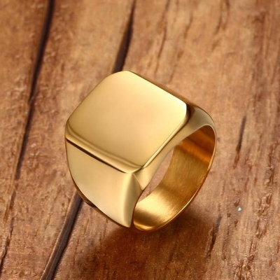 Picture of Golden Finger Ring for Men(Null) - Gold